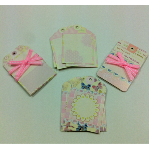 Набор тегов "Рукоделие" "Девочка"