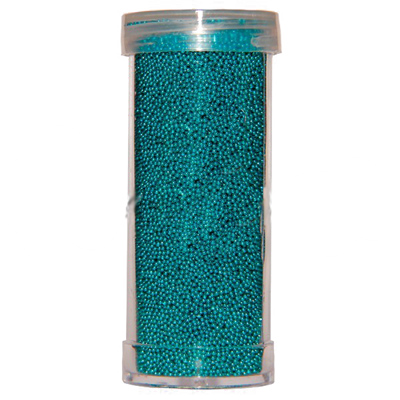 Микробисер Zlatka. Цвет бирюзово-голубой