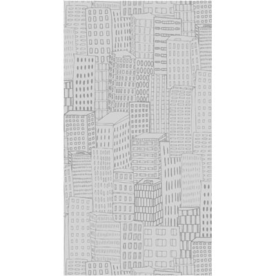 Ткань лоскутная 50 х 55 см "VELOCITY", серый город