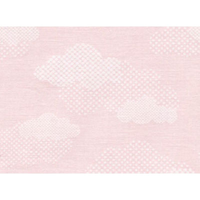 Ткань лоскутная 50 х 55 см "Sweet dreams 4428", розовые облачка