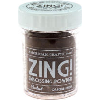 Пудра для эмбоссинга Zing!. Цвет каштан