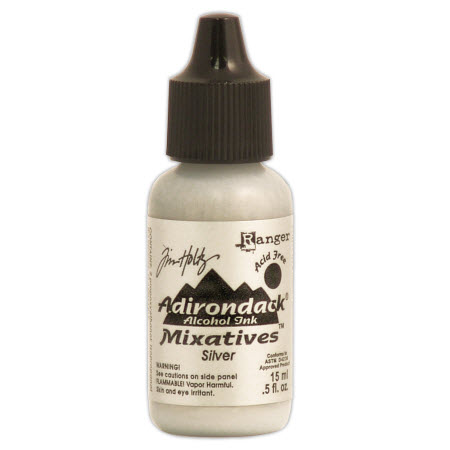 Алкогольные чернила Ranger. Цвет серебряный
