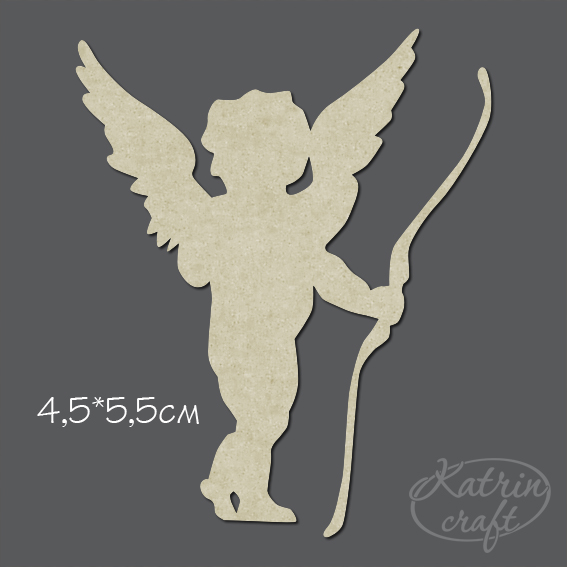 Чипборд "Ангел с луком"