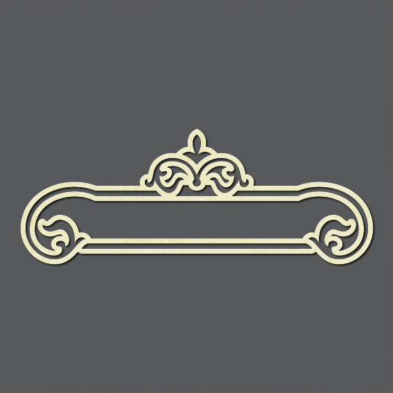 Чипборд "Украшение №6 мал"