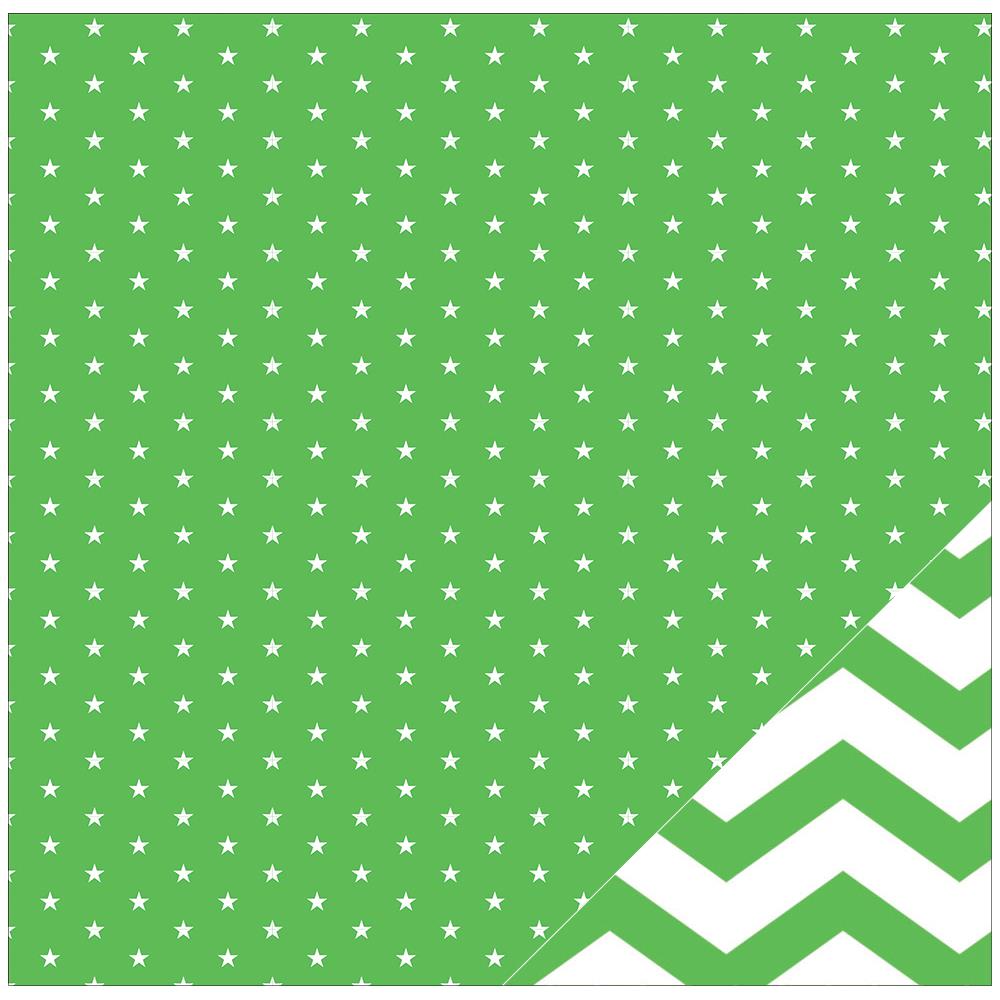 Двусторонняя бумага для скрапбукинга American Crafts "Grass Star" (AC48)