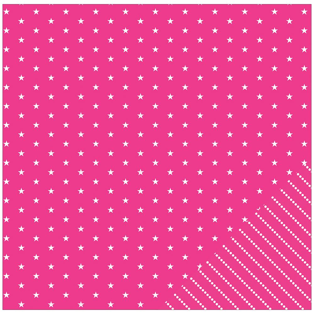 Двусторонняя бумага для скрапбукинга American Crafts "Pink Star" (AC75)