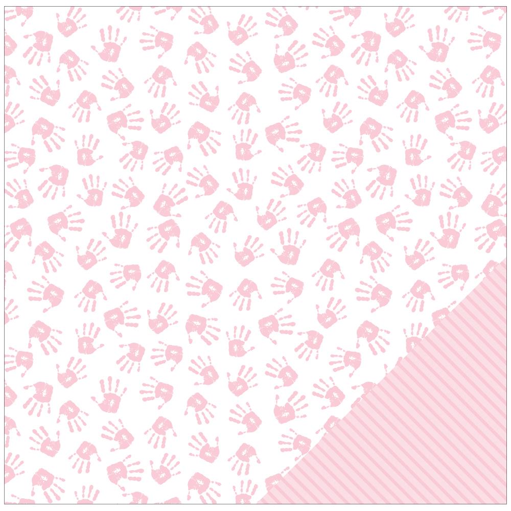 Двусторонняя бумага для скрапбукинга American Crafts "Girl Hands" (AC85)