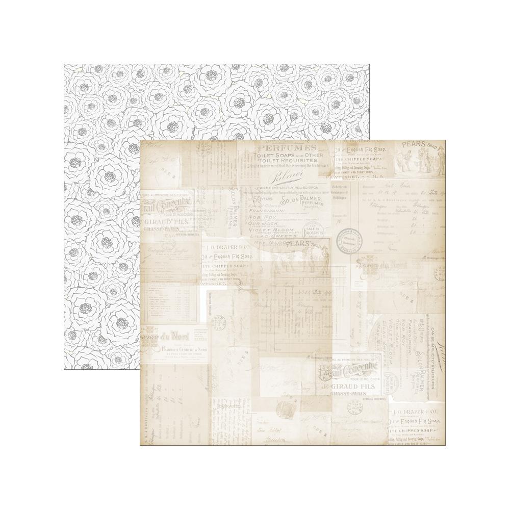 Двусторонняя бумага Marion Smith "Posh" Rosey (MSD4)