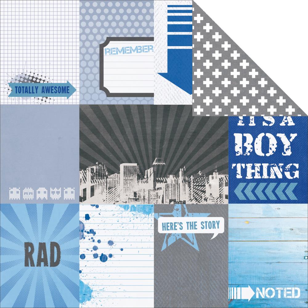 Двусторонняя бумага Kaisercraft "Off The Wall " Wicked (Kaiser404)