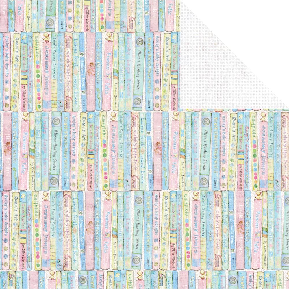 Двусторонняя бумага Fabscraps "Royal Baby" Baby Books (Fab80)