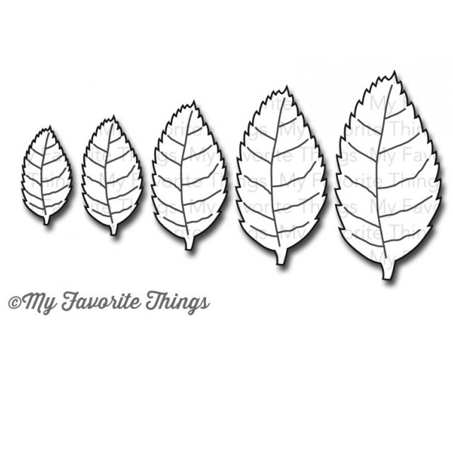 Нож для вырубки My Favorite Things "Royal Leaves"