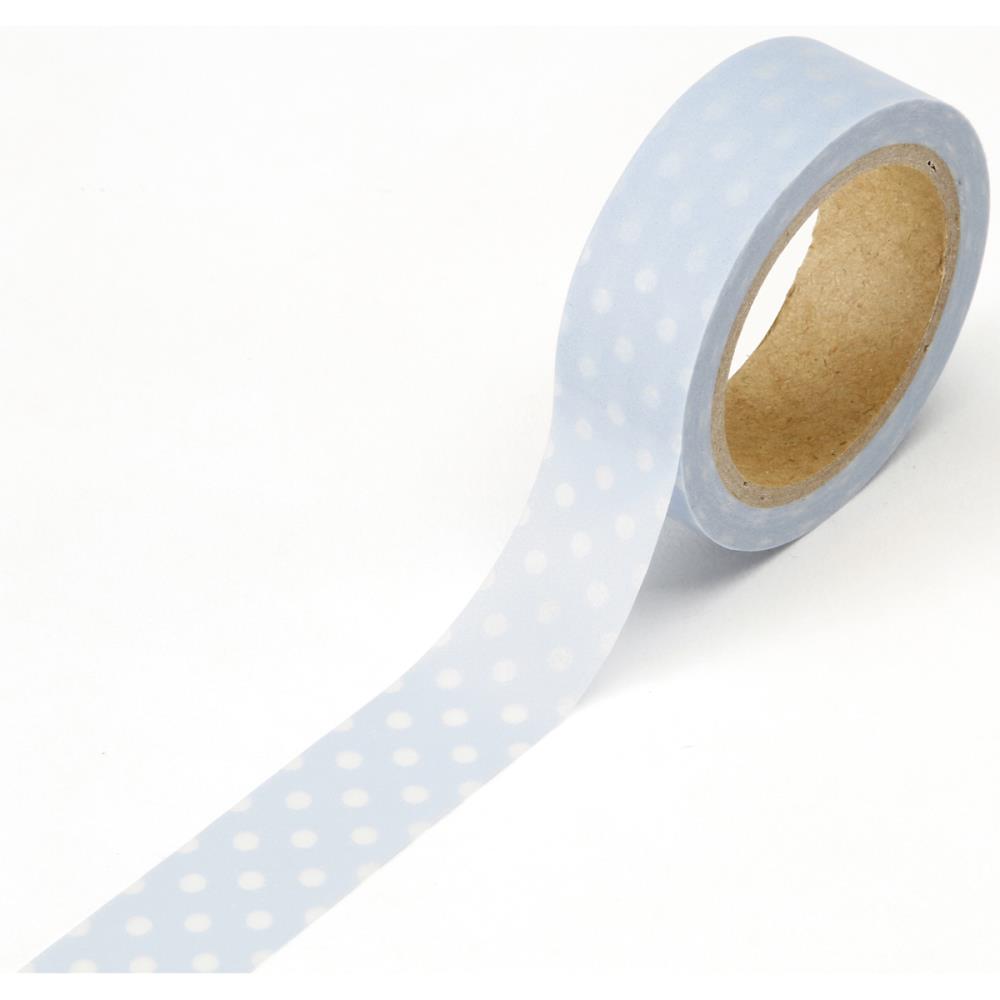 Бумажный скотч Darice "Голубой горох"