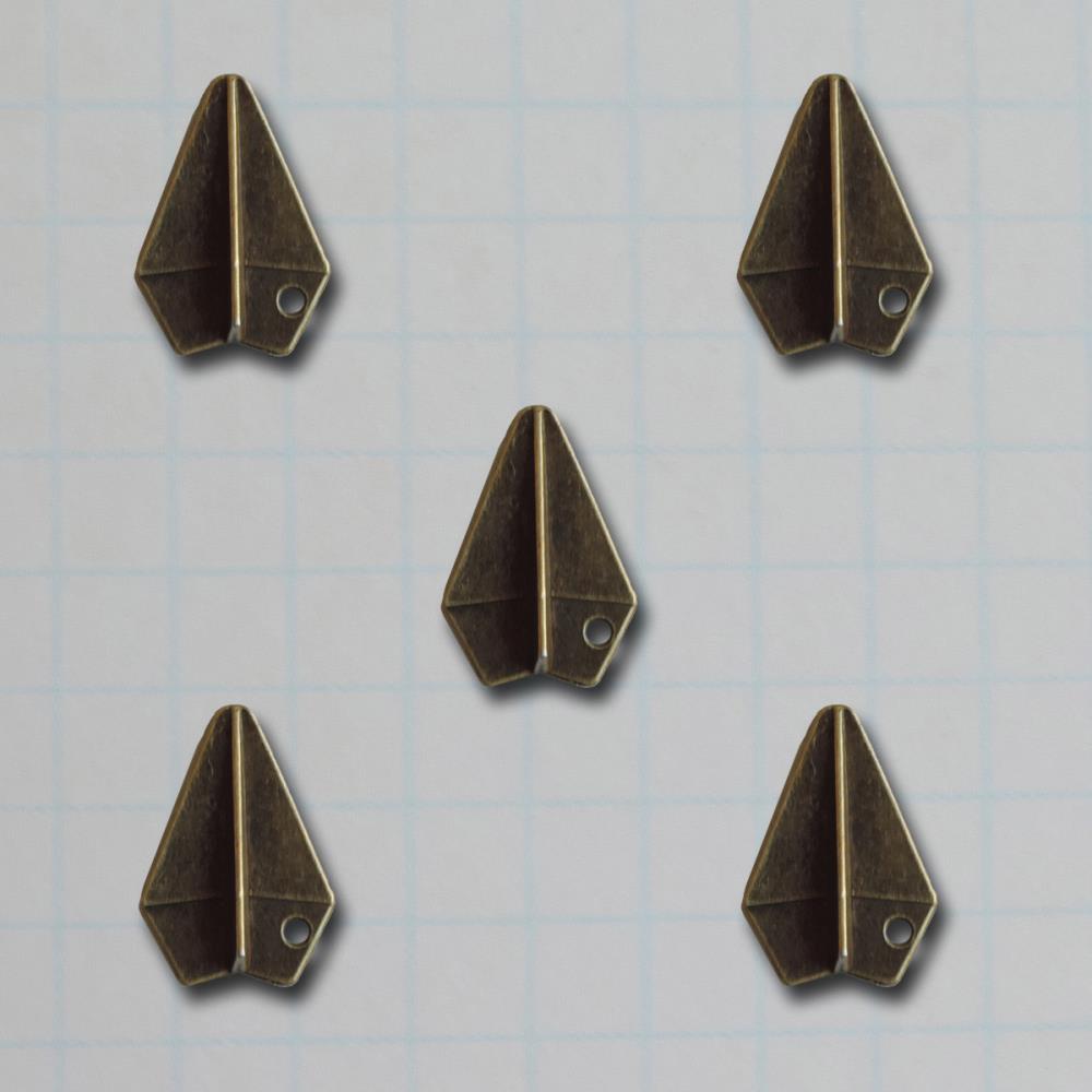 Набор металлических украшений Maya Road "Бумажные самолетики"