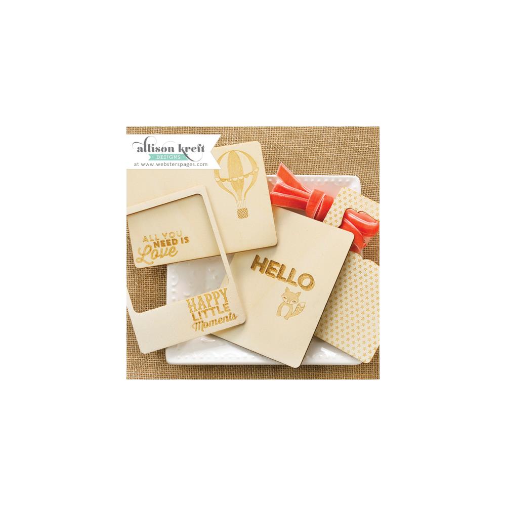 Набор деревянных карточек Webster's Pages "Hello World"