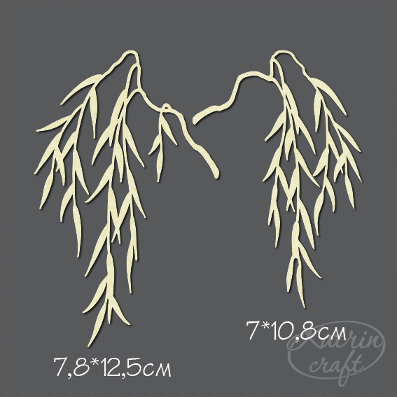 Чипборд "Ива плакучая"