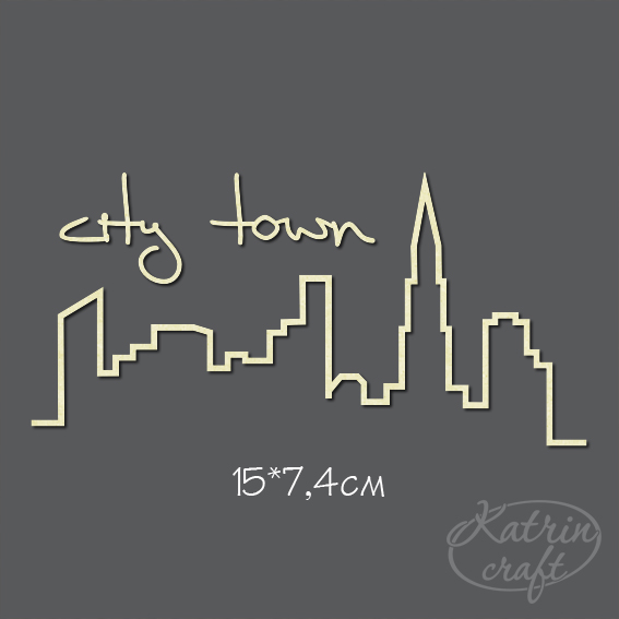 Чипборд "City"