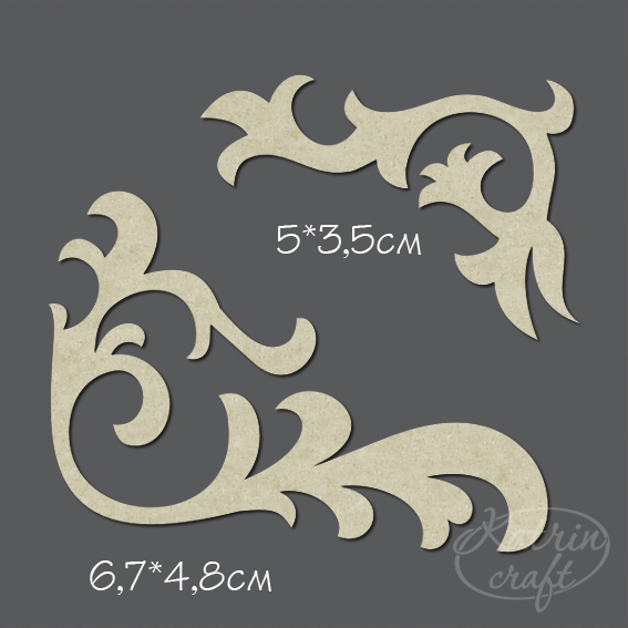 Чипборд "Уголки №5"