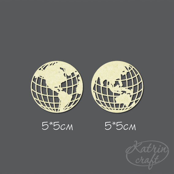 Чипборд "Карта мира"