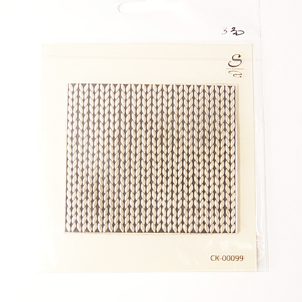 Штамп Stylish Stamps "Трикотажное полотно № 01"