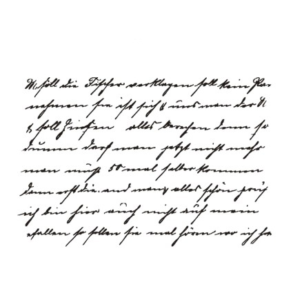 Штамп KatrinCraft "Рукописный текст № 01,00215"