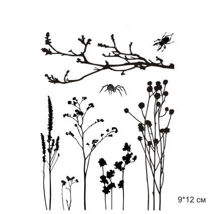 Штамп Stylish Stamps "Осенние травы"