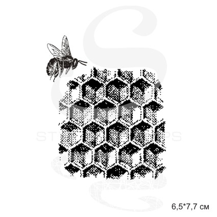 Штамп Stylish Stamps"Соты и пчела"