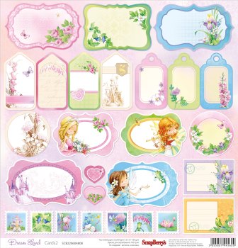 Бумага Scrapberrys "Волшебная страна", карточки 2 (SB316)