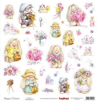 Бумага Scrapberrys "Летняя Радость Карточки 2" (SB361)