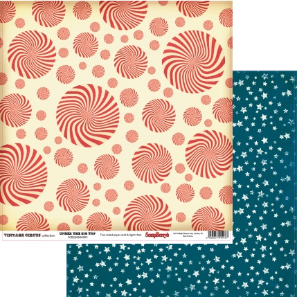 Бумага Scrapberrys "Старый цирк Под куполом" (SB367)