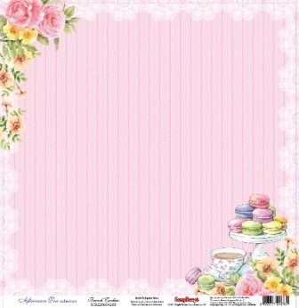 Бумага Scrapberrys " Сладости Французское печенье" (SB390)