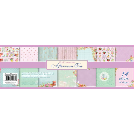 Набор бумаги 30,5х30,5 см Scrapberrys " Полуденный Чай"