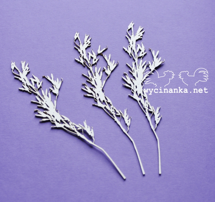 Вырубные элементы из чипборда "Летний вечер 2