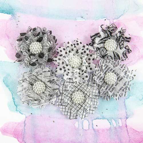 Набор цветов из кальки Prima "Juno" Dice