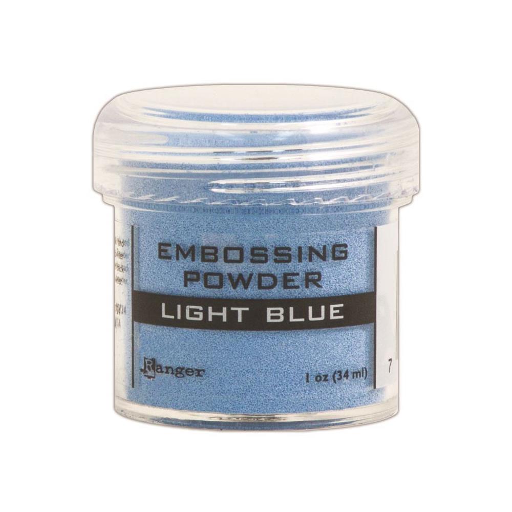 Пудра для эмбоссинга Ranger . Цвет светлый голубой