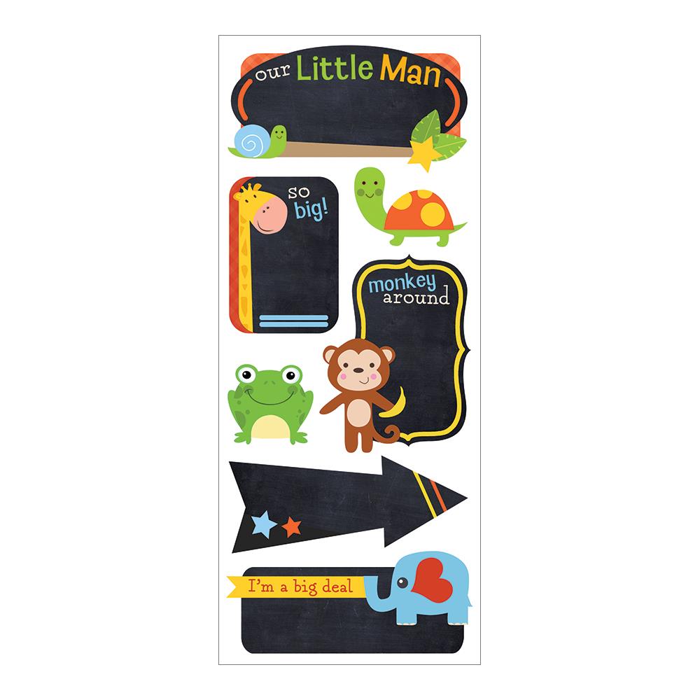Наклейки из чипборда Paper House, Chalkboard "Baby Boy"