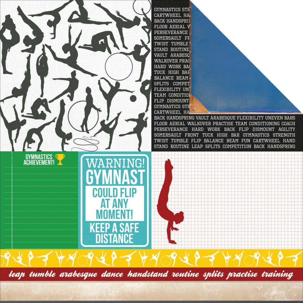 Двусторонняя бумага Kaisercraft "Game On!" Perform (Kaiser364)