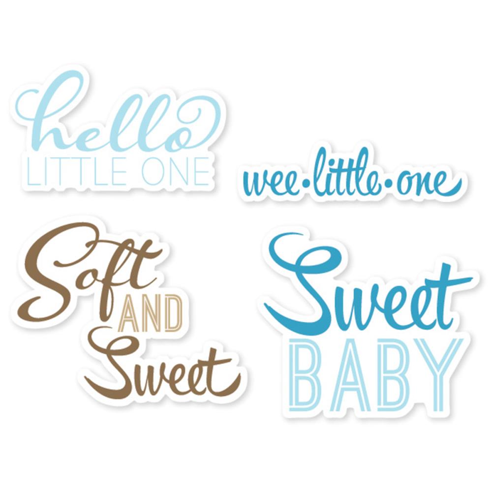 Вырубка из картона Imaginisce "My Baby Boy", фразы