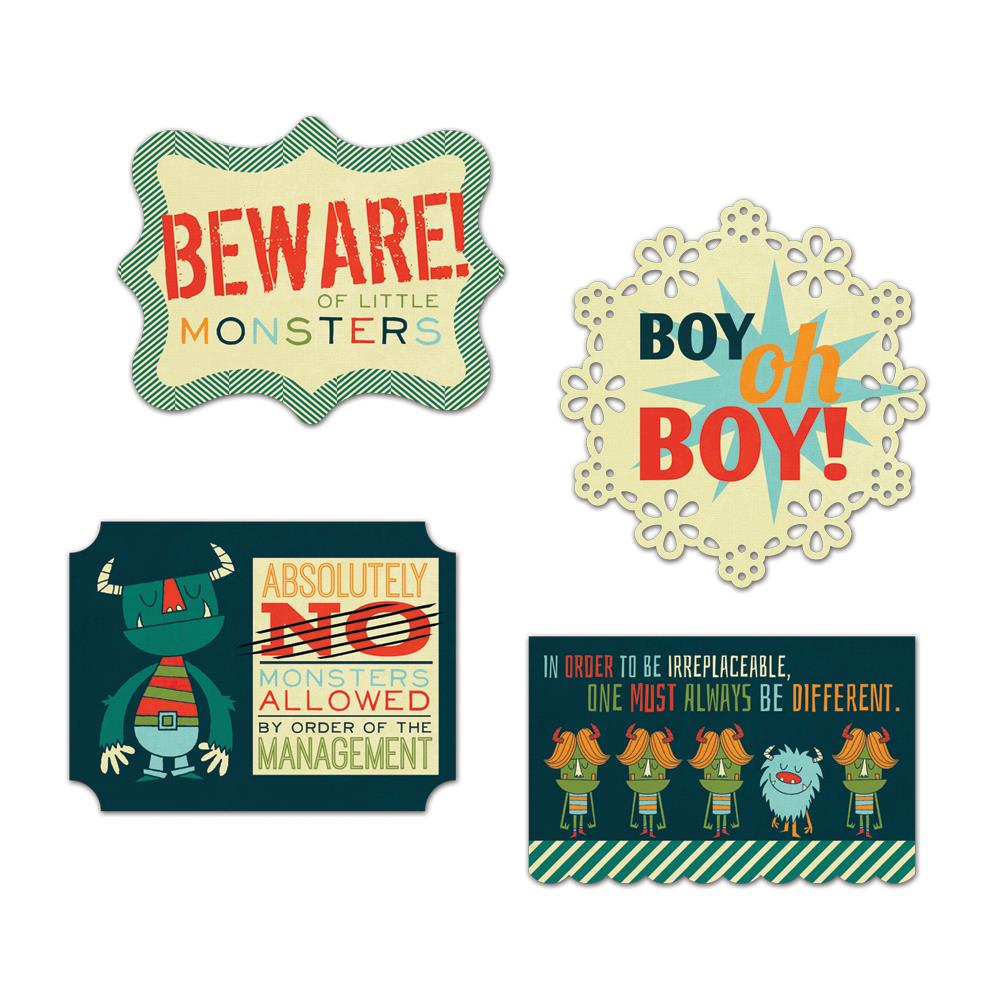 Набор вырубки из картона Fancy Pants "Be Different", титульные рамки