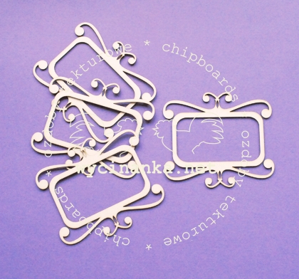 Вырубные элементы из чипборда "Декоративные рамочки" (116)