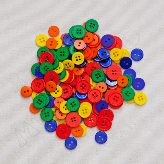 Набор пуговиц "Яркие акценты"
