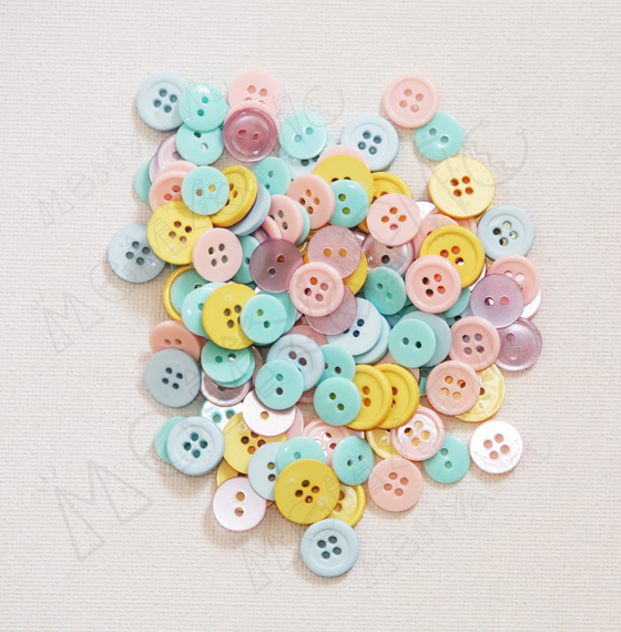Набор пуговиц "Пастельные тона"