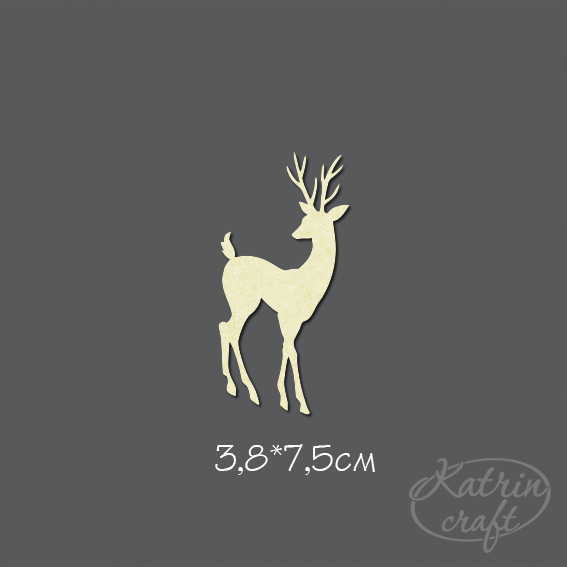 Чипборд "Лань большая"