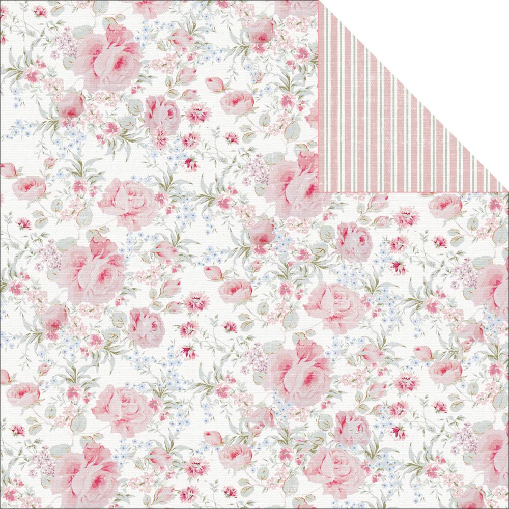 Двусторонняя бумага Fabscraps "Shabbylicious", Chic Pinks (Fab53)