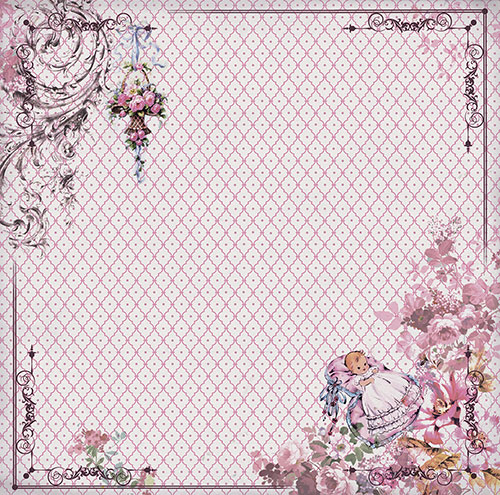 Бумага CraftPremier "Малыш и малышка", Лапочка дочка (CRP4-1)