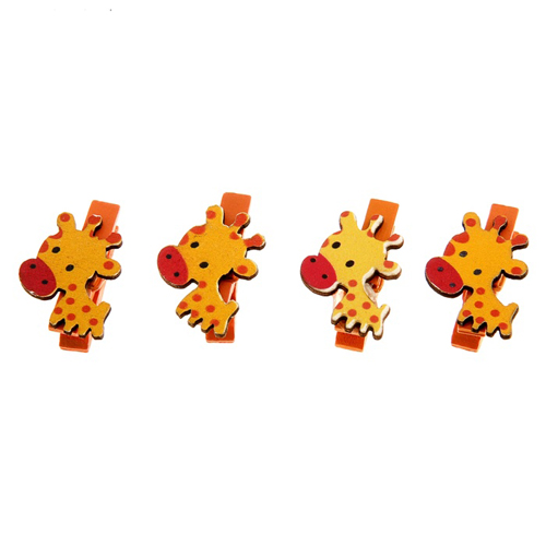 Деревянные прищепки Артузор "Жирафики", тип 1