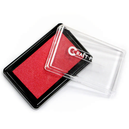Чернильная подушка CraftPremier, цвет красный (розовый)