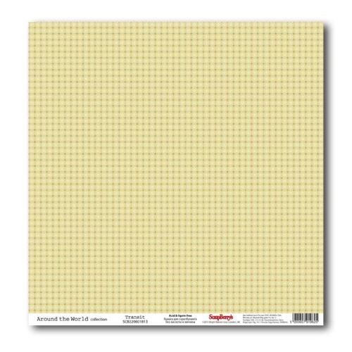 Бумага Scrapberrys "Вокруг Света", Транзит (SB164)