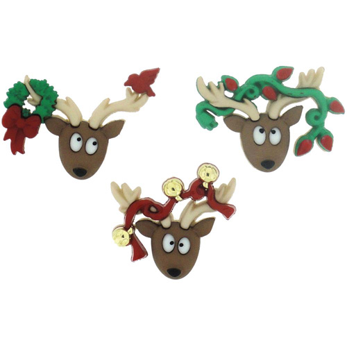 Набор пуговиц Dress It Up "О, олени"