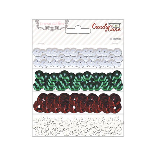 Набор пайеток Teresa Collins "Candy Cane Lane"