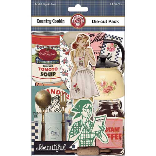 Набор картонной вырубки Ruby Rock-It "Country Cookin'"